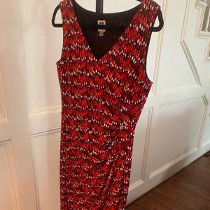 Anne Klein multi-colored fitted dress